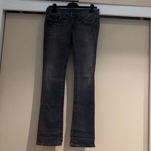 True Religion Dark Gray Boot Cut Jeans